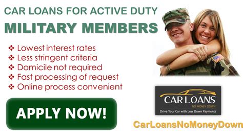 Guaranteed Military Personal Loans
