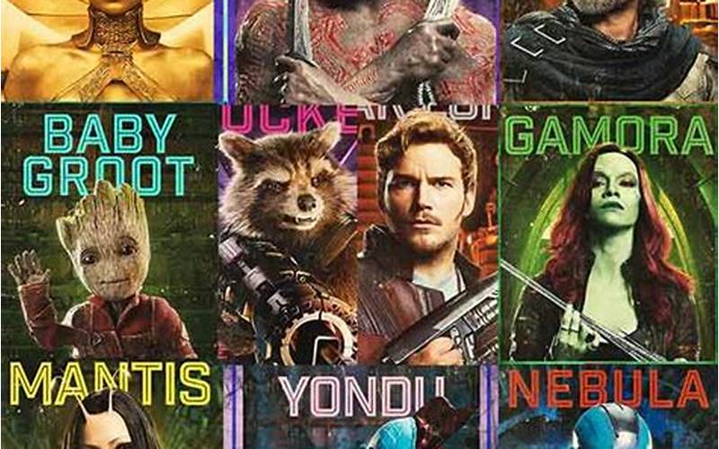 Guardians Of The Galaxy 2 Characters