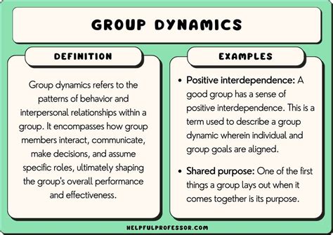 Guide and Group Dynamics