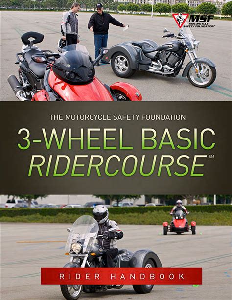 Guide to 3-Wheel Basic RiderCourse (MSF Learning)