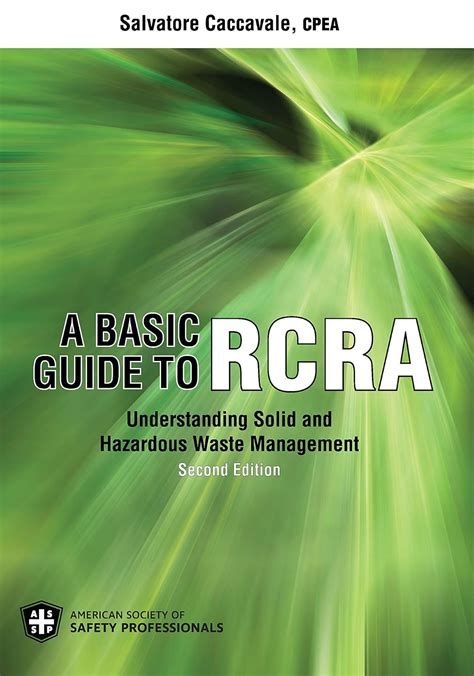 Guide to A Basic Guide To RCRA: Understanding Solid And Hazardous Waste Management