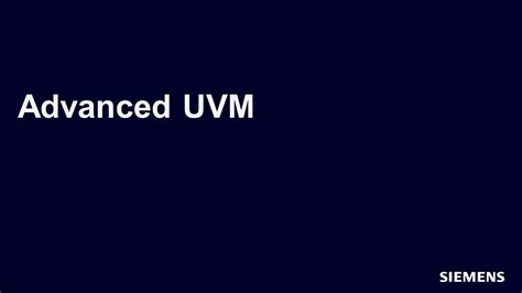 Guide to Advanced UVM
