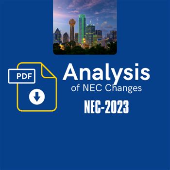 Guide to Analysis Of Changes NEC-2023