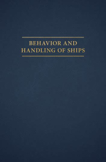 Guide to Behavior And Handling Of Ships