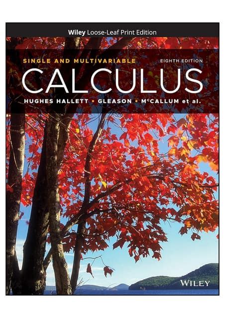 Guide to Calculus: Single And Multivariable 8th Edition