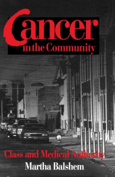 Guide to Cancer In The Community: Class And Medical Authority