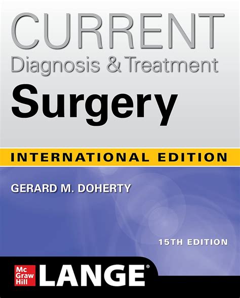 Guide to Current Diagnosis And Treatment Surgery 15th Edition