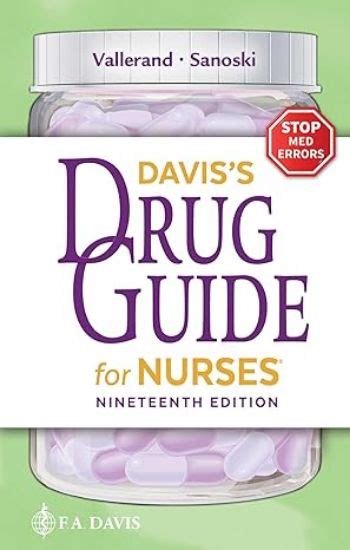 Guide to Davis's Drug Guide For Nurses