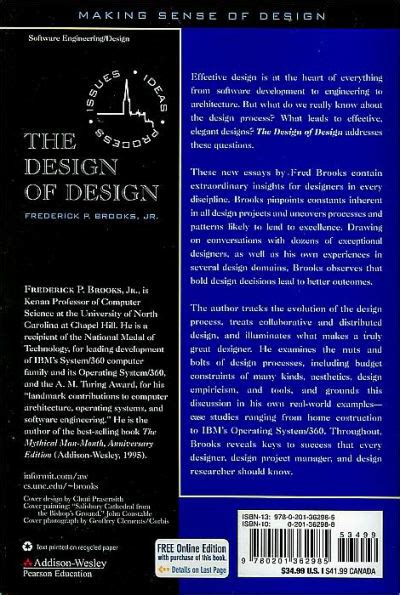 Guide to Design Of Design The: Essays From A Computer Scientist
