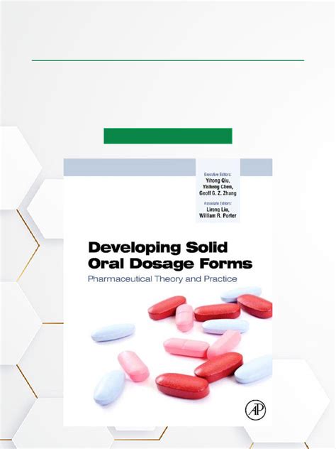 Guide to Developing Solid Oral Dosage Forms: Pharmaceutical Theory And Practice