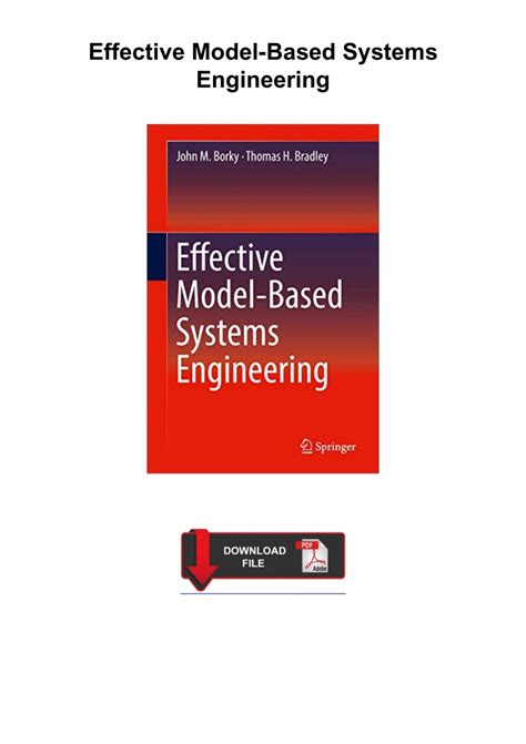 Guide to Effective Model-Based Systems Engineering
