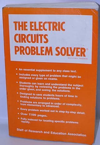 Guide to Electric Circuits Problem Solver (Problem Solvers Solution Guides)