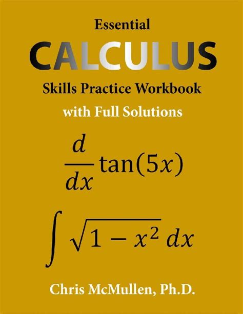 Guide to Essential Calculus Skills Practice Workbook With Full Solutions