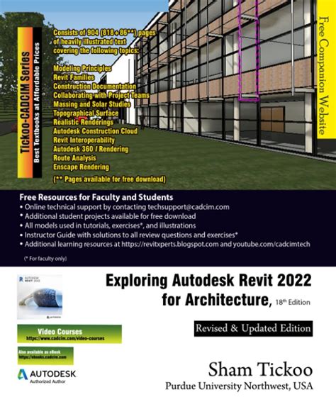 Guide to Exploring Autodesk Revit 2022 For Architecture 18th Edition
