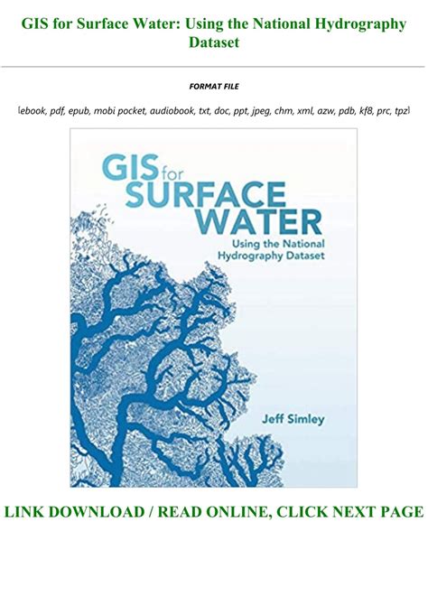 Guide to GIS For Surface Water: Using The National Hydrography Dataset