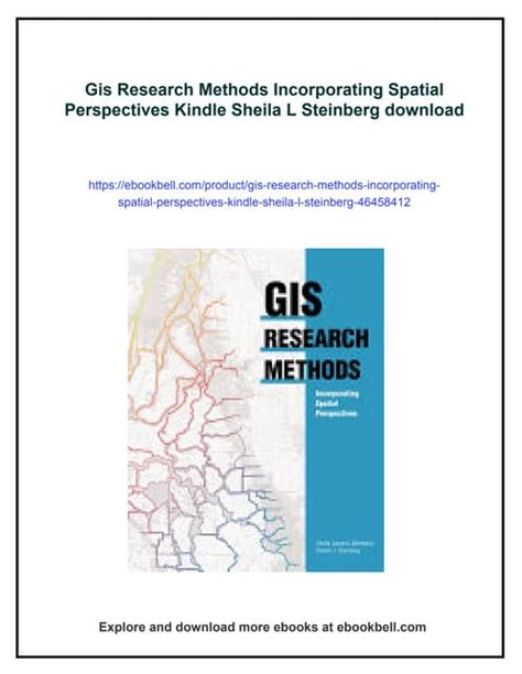 Guide to GIS Research Methods: Incorporating Spatial Perspectives