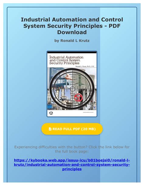 Guide to Industrial Automation And Control System Security Principles