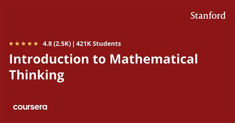 Guide to Introduction To Mathematical Thinking
