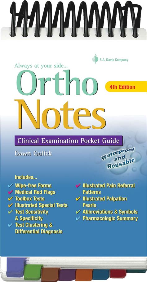 Guide to Ortho Notes Clinical Examination Pocket Guide