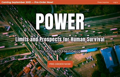 Guide to Power: Limits And Prospects For Human Survival