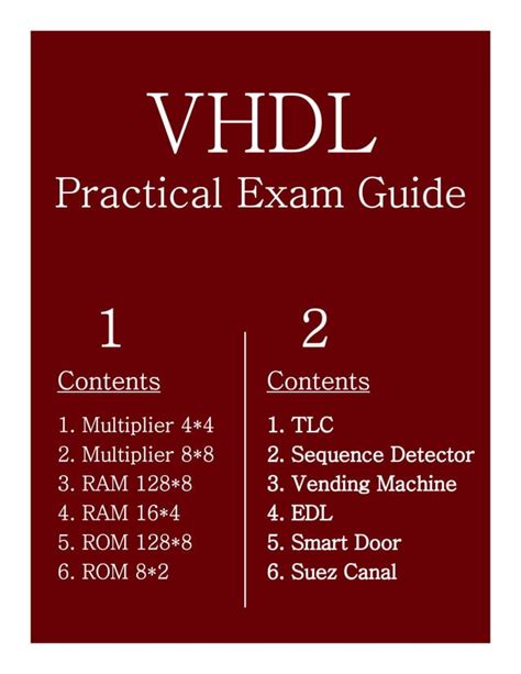 Guide to Practical VHDL: An Introduction