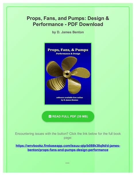 Guide to Props Fans And Pumps: Design & Performance