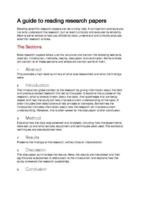 Guide to Reading Research - E-Book