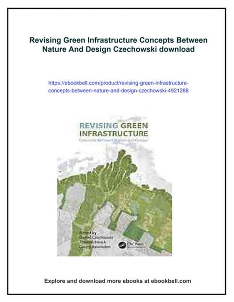 Guide to Revising Green Infrastructure: Concepts Between Nature And Design