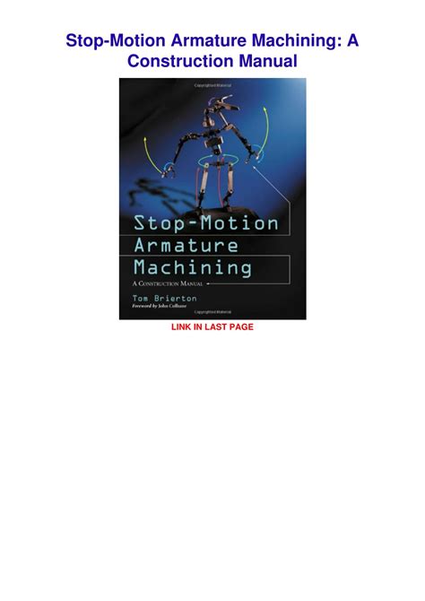 Guide to Stop-Motion Armature Machining: A Construction Manual
