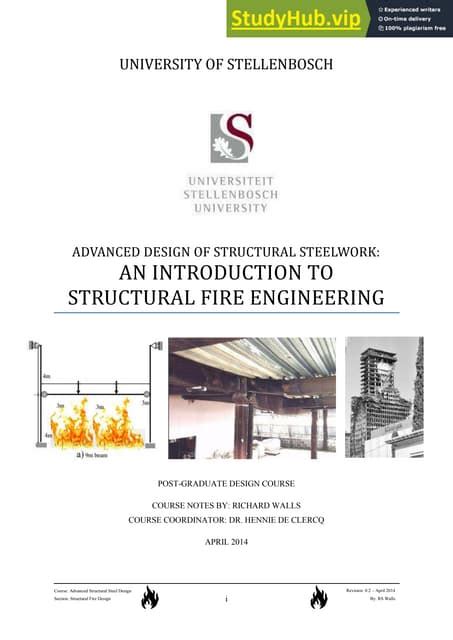 Guide to Structural Fire Engineering