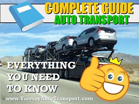 Guide to The Beginner's Guide To Auto Transport