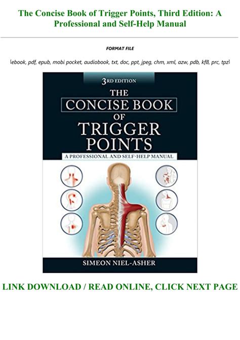 Guide to The Concise Book Of Trigger Points Third Edition: A Professional And Self-Help Manual