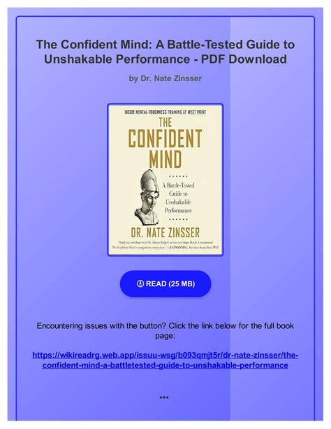Guide to The Confident Mind: A Battle-Tested Guide To Unshakable Performance
