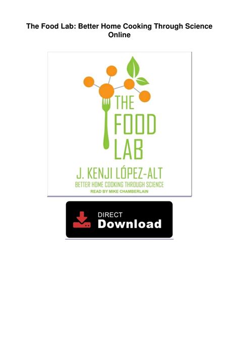 Guide to The Food Lab: Better Home Cooking Through Science