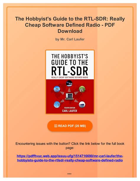 Guide to The Hobbyist's Guide To The RTL-SDR: Really Cheap Software Defined Radio