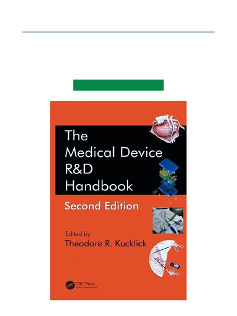 Guide to The Medical Device R&D Handbook