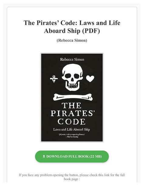 Guide to The Pirates' Code: Laws And Life Aboard Ship