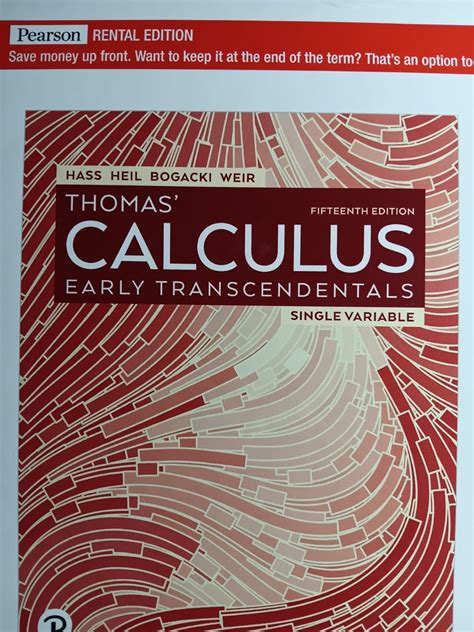 Guide to Thomas' Calculus: Early Transcendentals
