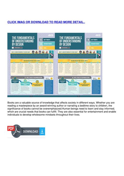 Guide to Understanding By Design