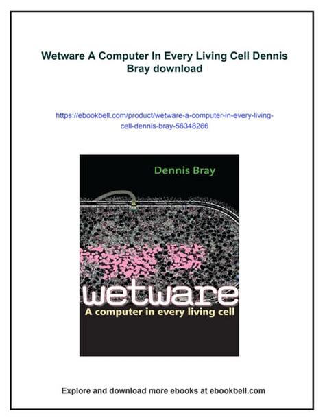 Guide to Wetware: A Computer In Every Living Cell