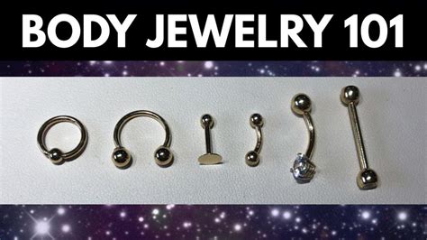 Guidelines on the choice of body jewelry