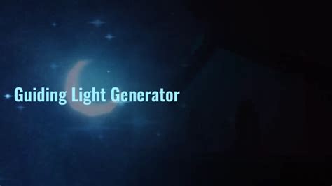 Guiding Light Generator (Beta) - Roblox