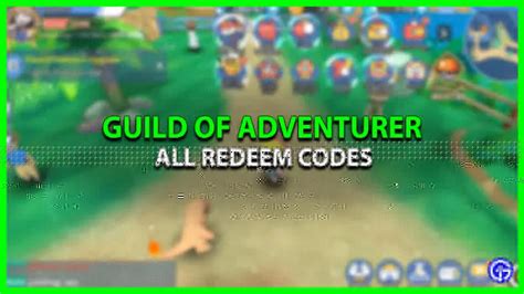 Guild Of Adventurer Redeem Code