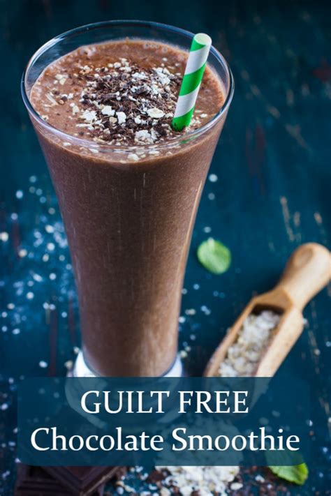 Guilt-Free Dark Chocolate Smoothie