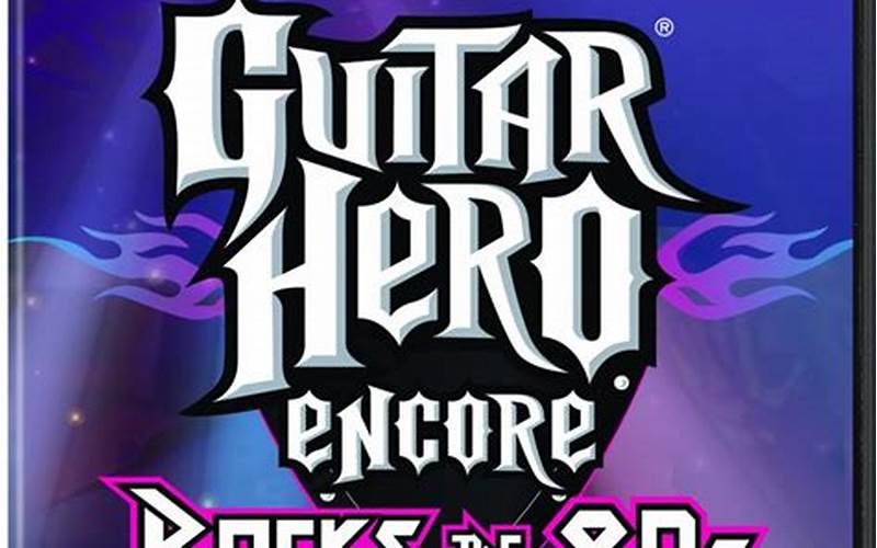 Guitar Hero Encore Rocks The 80S Wii Songs