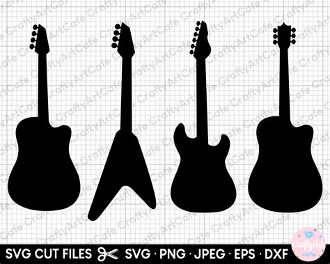 Download Guitar Bundle Cut Images