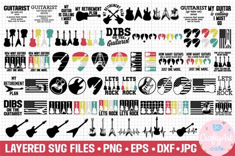 Download Guitar Bundle for Cricut Machine
