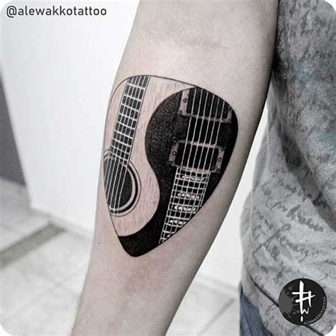 25 Guitar Tattoos For Music Fiends Guitar tattoo design