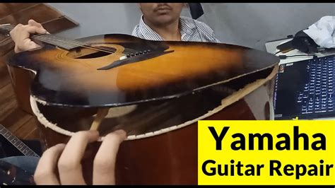 Guitar with Damage Repair Shop