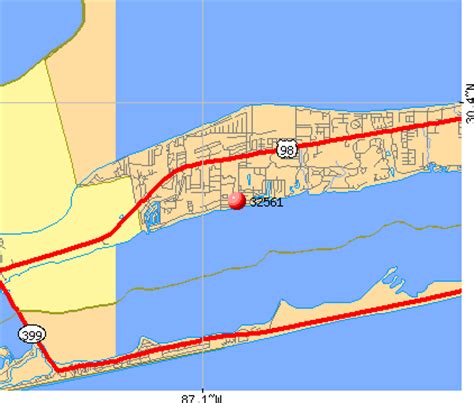 Gulf Breeze Map Chuck Barnes